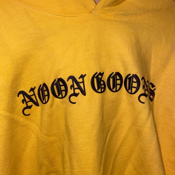 NOON GOONS Yellow Logo Hoodie - Picture 5 of 8